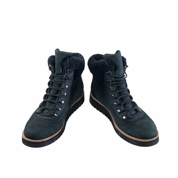 Cole Haan GrandExplorer Black Leather Hiker Boot 8 - Picture 5 of 9